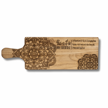 Charcuterie Serving Board with Handle - Unicorn Fart Productions